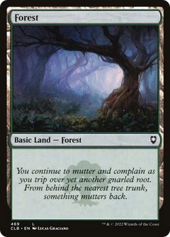 Forest (469) (469) [Commander Legends: Battle for Baldur's Gate] foil - Deck Out Gaming