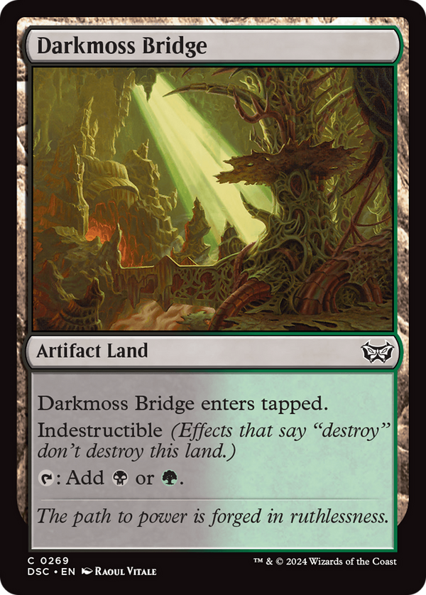 Darkmoss Bridge (269) [Duskmourn: House of Horror Commander] - Deck Out Gaming