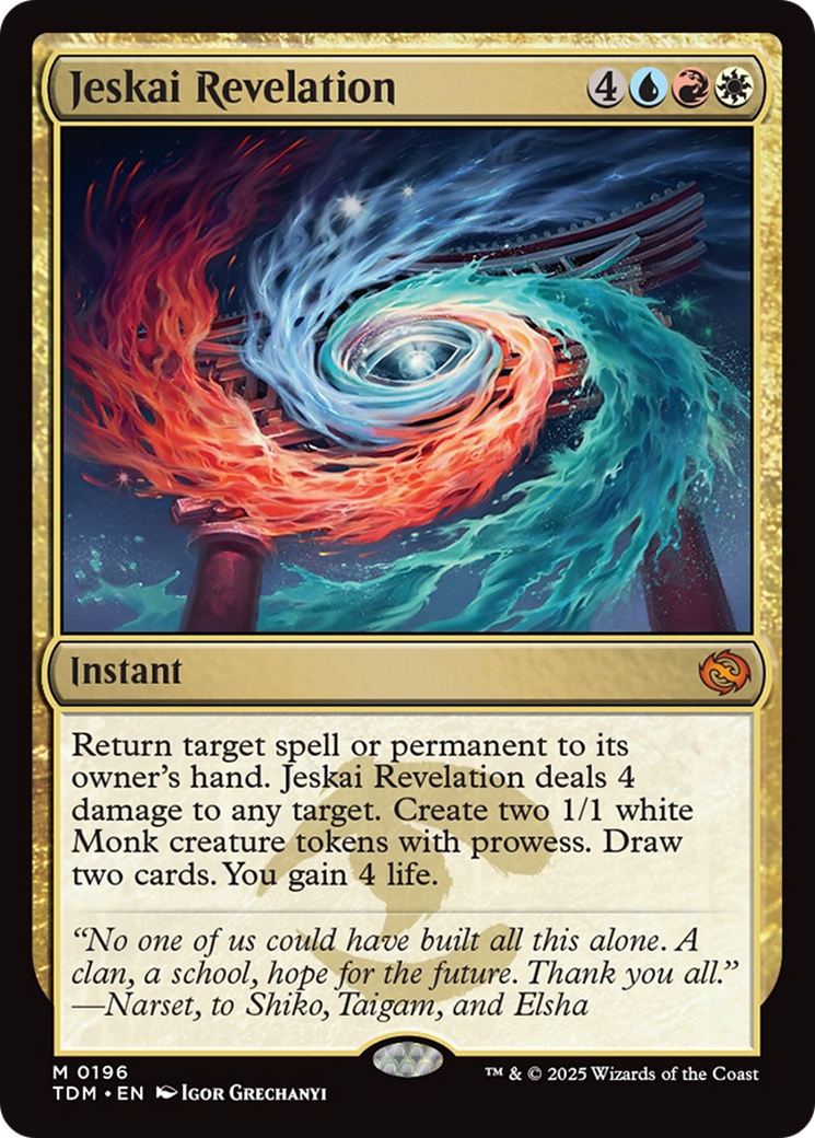 Jeskai Revelation (196) [Tarkir: Dragonstorm] - Deck Out Gaming