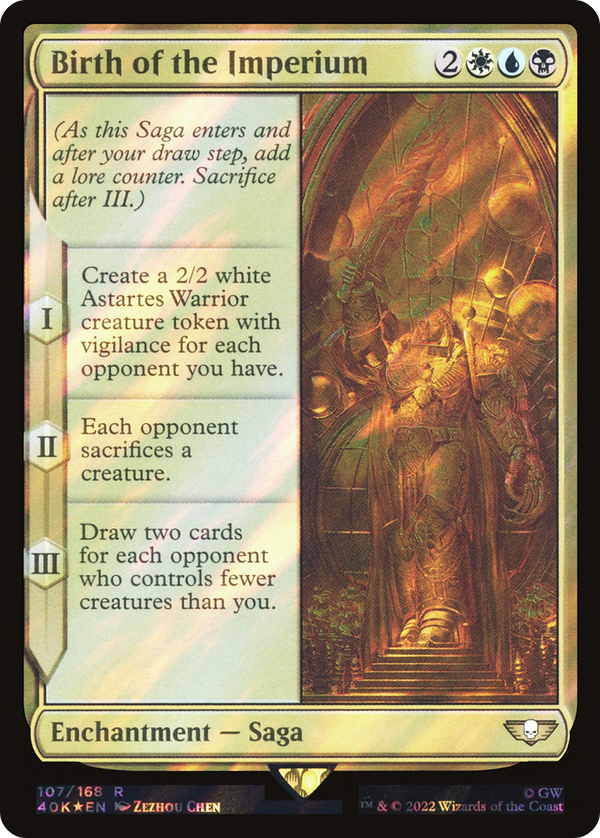 Birth of the Imperium (Surge Foil) (107) [Warhammer 40,000 Commander] foil - Deck Out Gaming