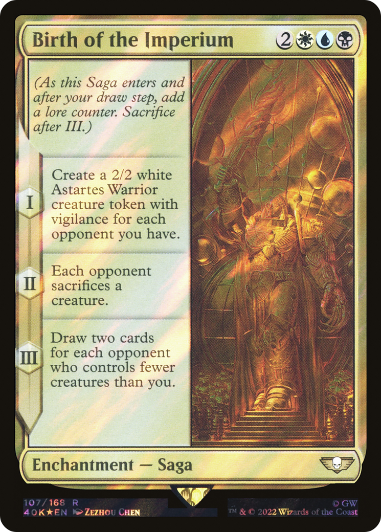 Birth of the Imperium (Surge Foil) (107) [Warhammer 40,000 Commander] foil - Deck Out Gaming