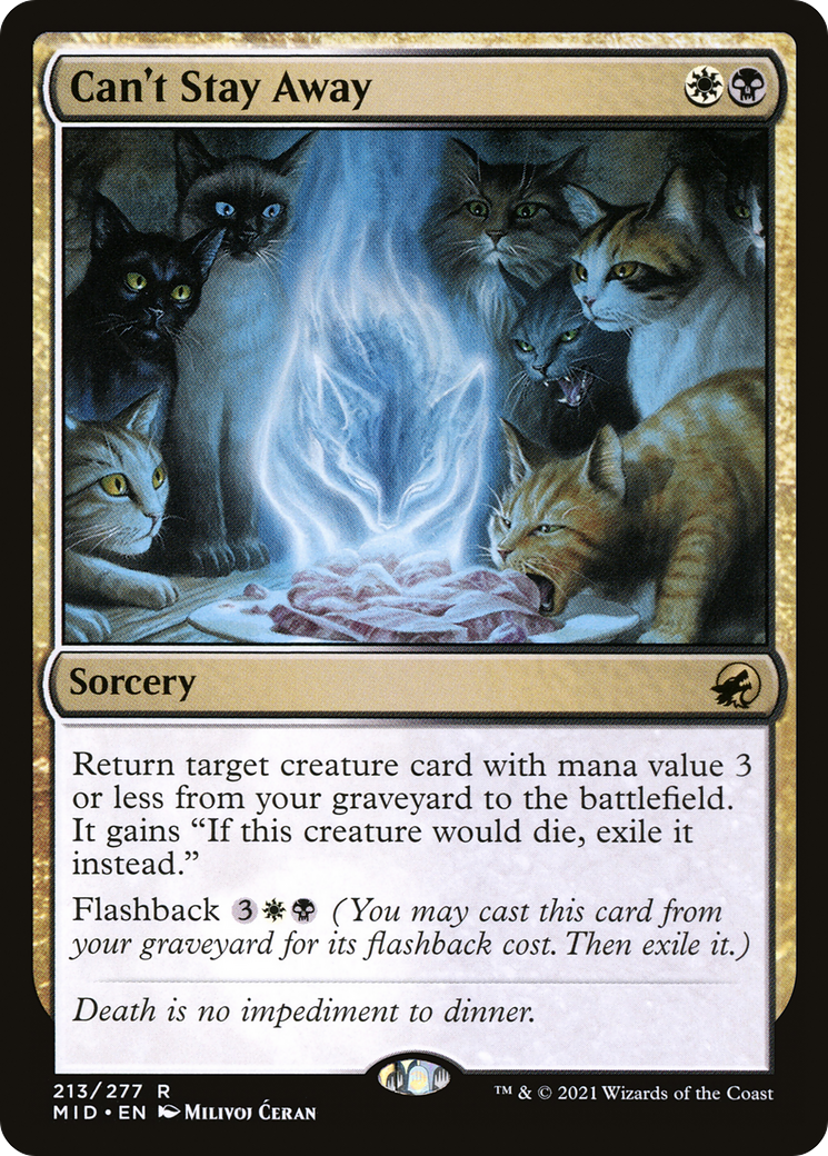 Can't Stay Away (213) [Innistrad: Midnight Hunt] foil - Deck Out Gaming