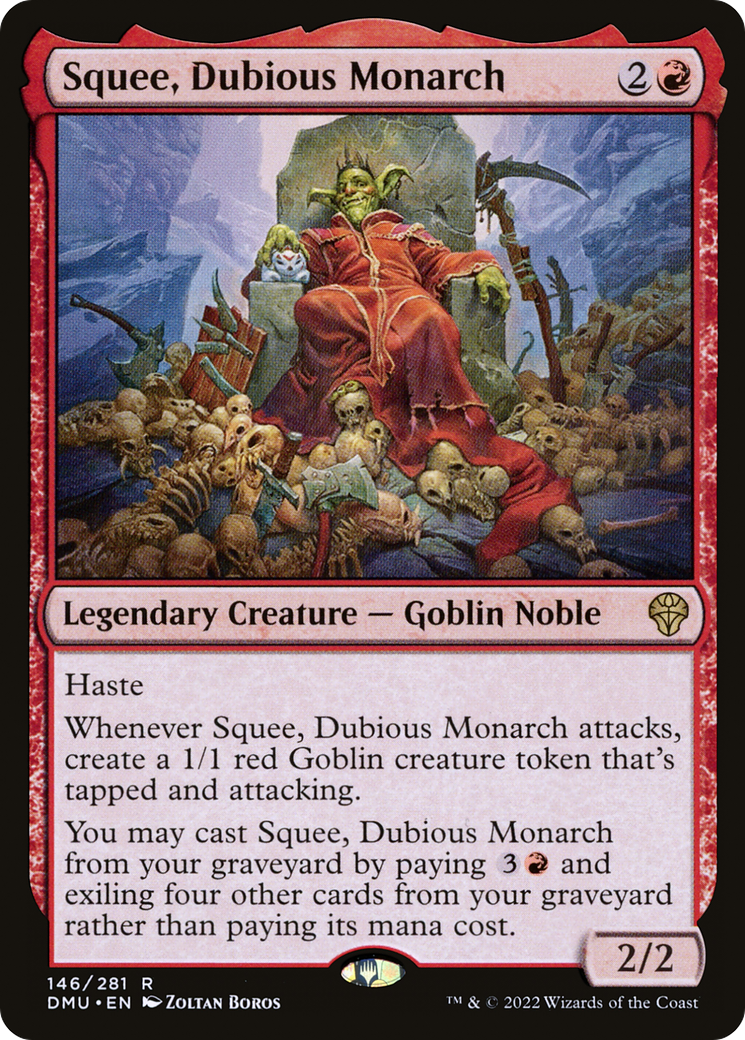 Squee, Dubious Monarch (146) [Dominaria United] foil - Deck Out Gaming