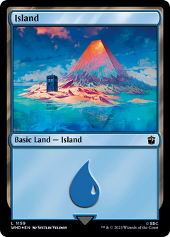 Island (1159) (Surge Foil) (1159) [Doctor Who] foil - Deck Out Gaming