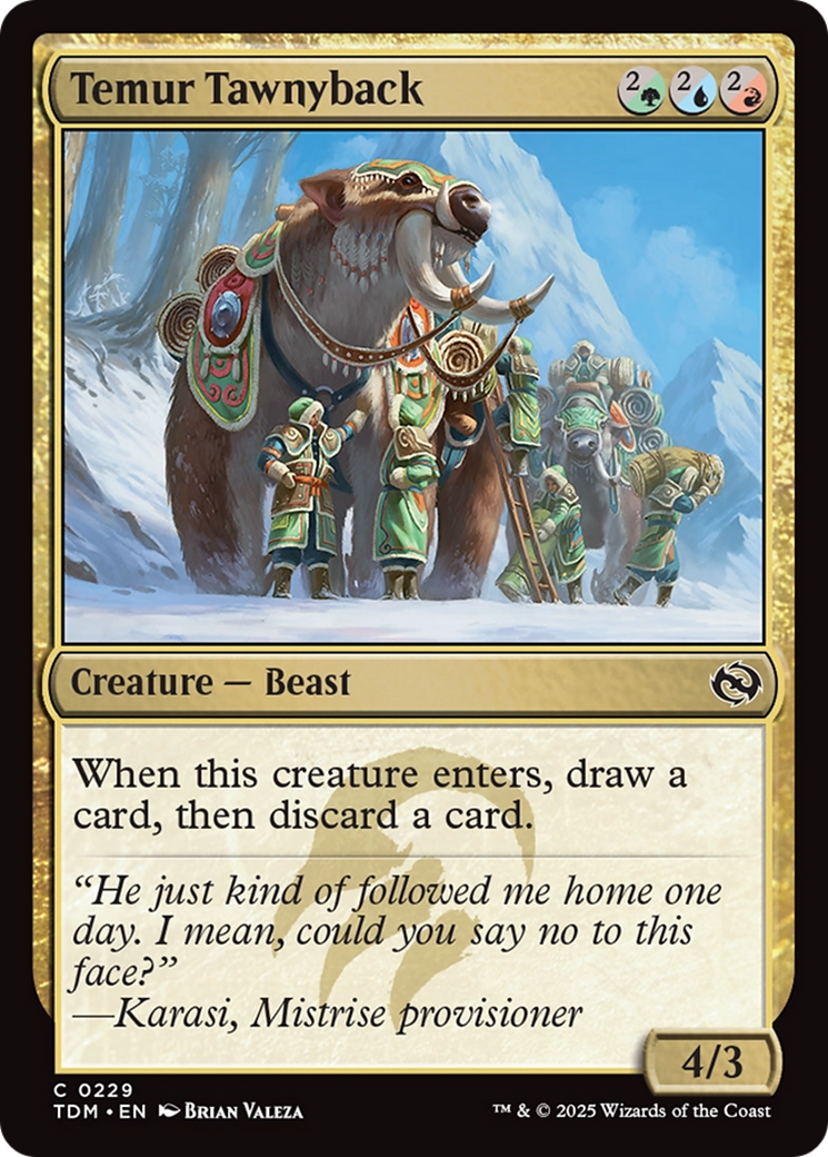 Temur Tawnyback (229) [Tarkir: Dragonstorm] - Deck Out Gaming
