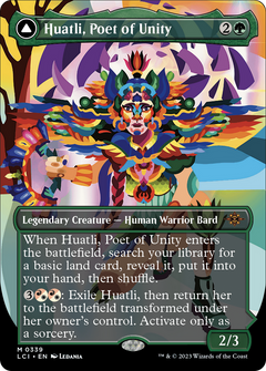 Huatli, Poet of Unity (Borderless) (339) [The Lost Caverns of Ixalan] foil - Deck Out Gaming