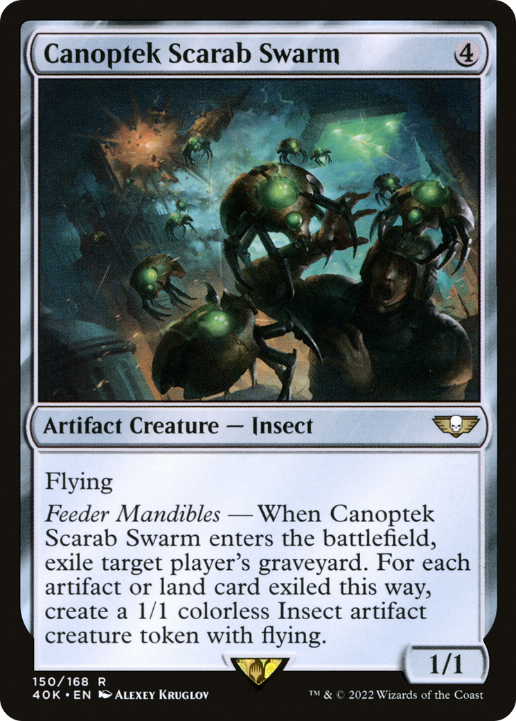 Canoptek Scarab Swarm (150) [Universes Beyond: Warhammer 40,000] - Deck Out Gaming