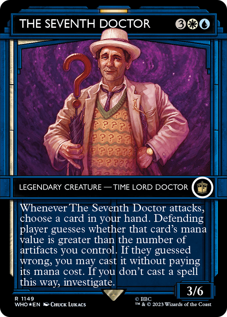 The Seventh Doctor (Showcase) (Surge Foil) (1149) [Doctor Who] foil - Deck Out Gaming