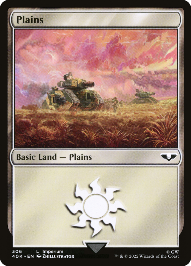 Plains (306) (306) [Universes Beyond: Warhammer 40,000] - Deck Out Gaming