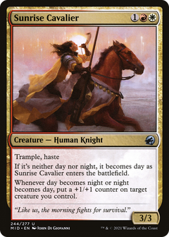 Sunrise Cavalier (244) [Innistrad: Midnight Hunt] foil - Deck Out Gaming