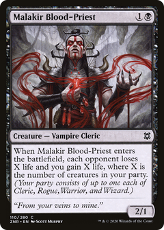 Malakir Blood-Priest (110) [Zendikar Rising] - Deck Out Gaming