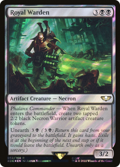 Royal Warden (Surge Foil) (52) [Warhammer 40,000 Commander] foil - Deck Out Gaming