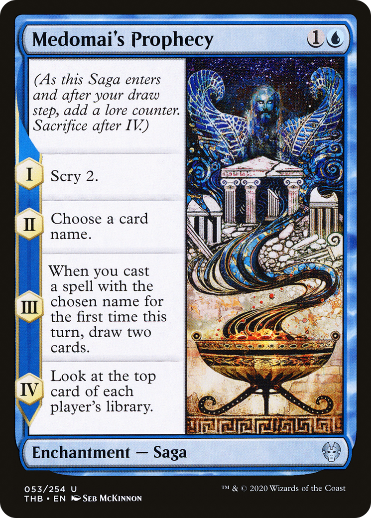 Medomai's Prophecy (53) [Theros Beyond Death] - Deck Out Gaming