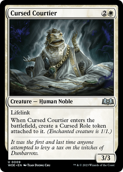Cursed Courtier (9) [Wilds of Eldraine] - Deck Out Gaming