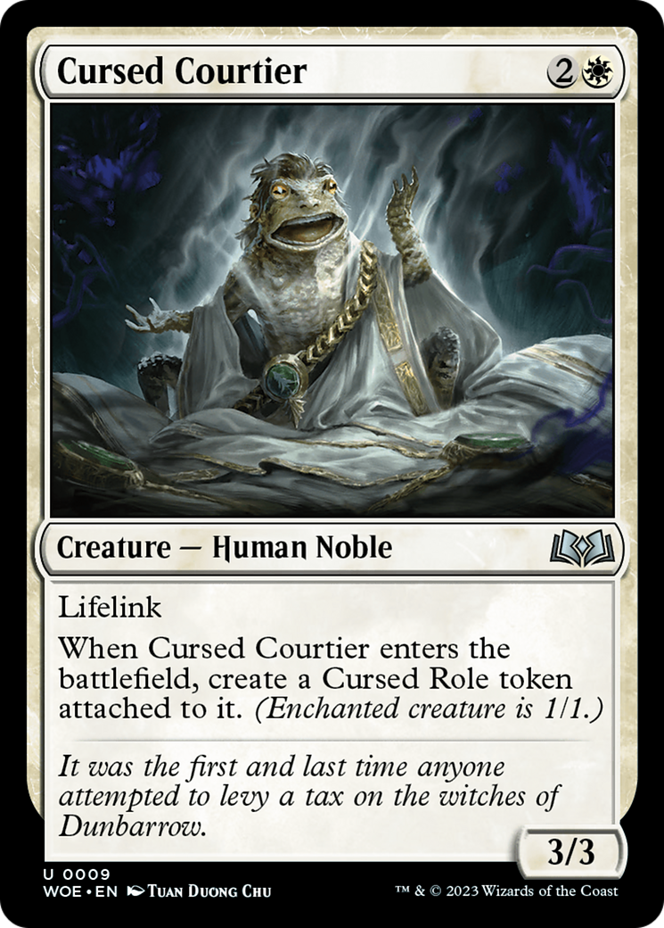 Cursed Courtier (9) [Wilds of Eldraine] foil - Deck Out Gaming