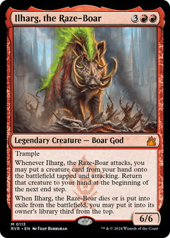Ilharg, the Raze-Boar (113) [Ravnica Remastered] foil - Deck Out Gaming