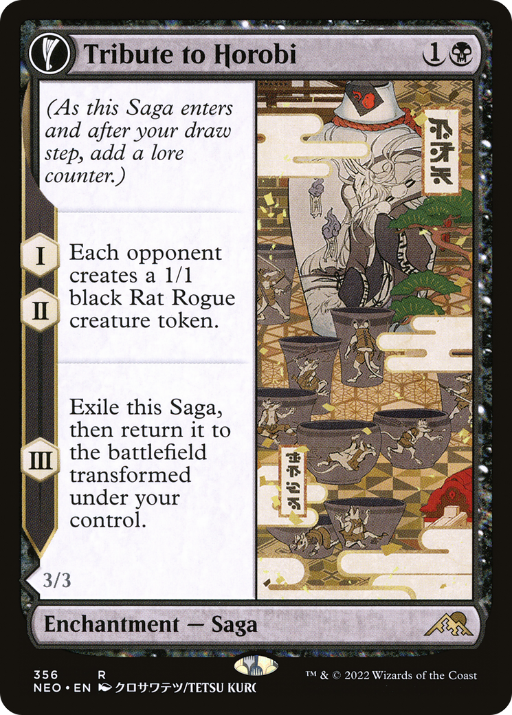 Tribute to Horobi (Showcase) (356) [Kamigawa: Neon Dynasty] foil - Deck Out Gaming