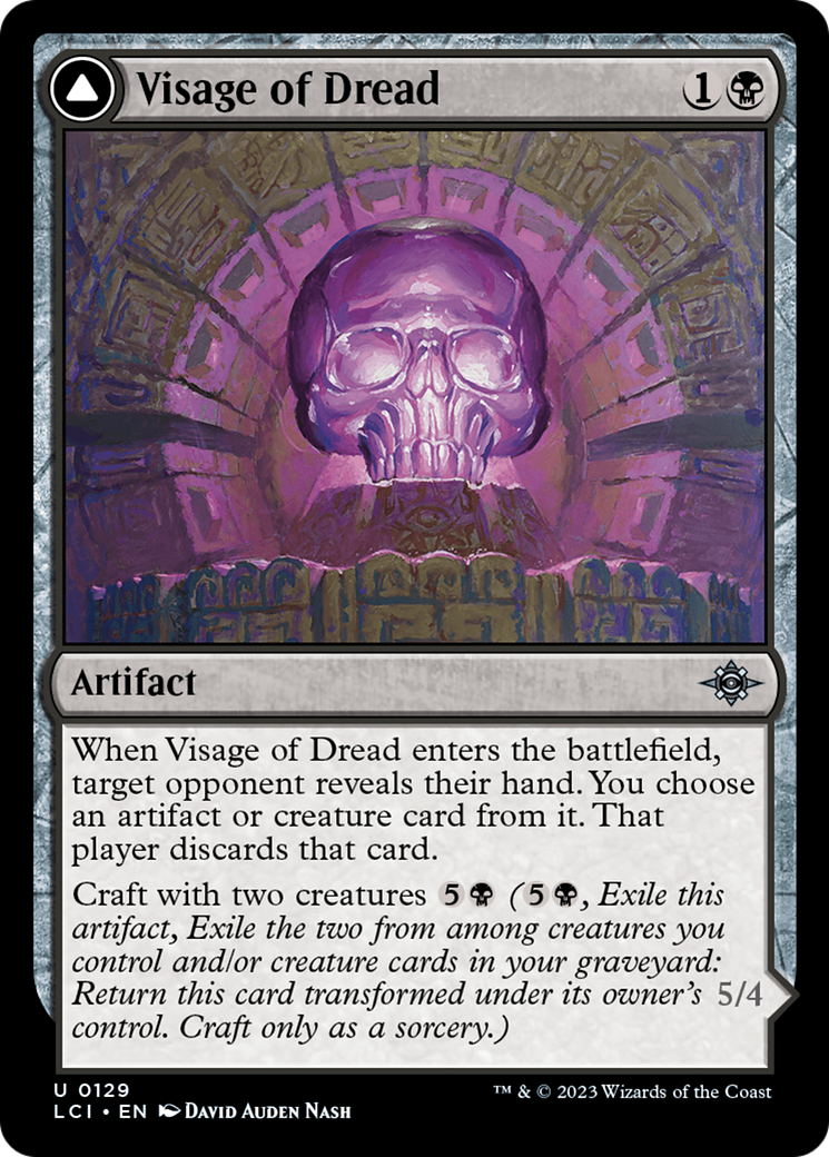 Visage of Dread (129) [The Lost Caverns of Ixalan] - Deck Out Gaming