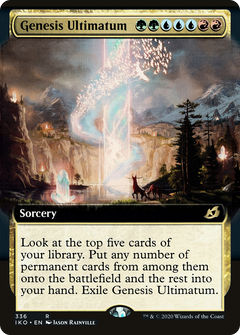Genesis Ultimatum (Extended Art) (336) [Ikoria: Lair of Behemoths] foil - Deck Out Gaming