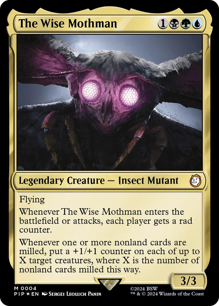 The Wise Mothman (4) [Fallout] foil - Deck Out Gaming