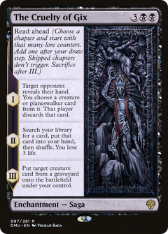 The Cruelty of Gix (87) [Dominaria United] foil - Deck Out Gaming