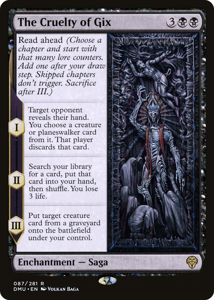 The Cruelty of Gix (87) [Dominaria United] foil - Deck Out Gaming