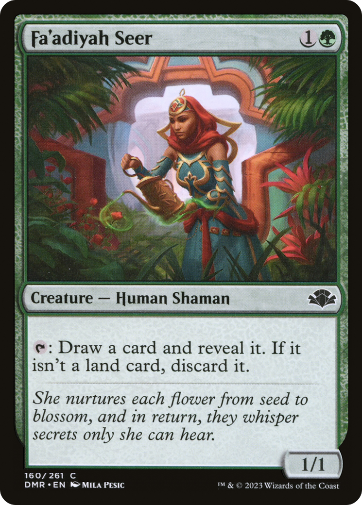 Fa'adiyah Seer (160) [Dominaria Remastered] - Deck Out Gaming