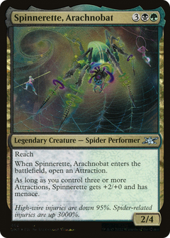 Spinnerette, Arachnobat (Galaxy Foil) (466) [Unfinity] foil - Deck Out Gaming