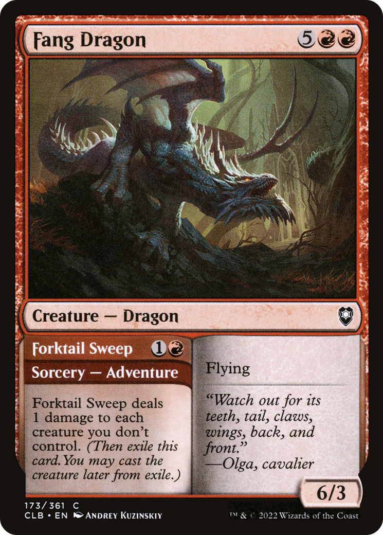 Fang Dragon (173) [Commander Legends: Battle for Baldur's Gate] foil - Deck Out Gaming