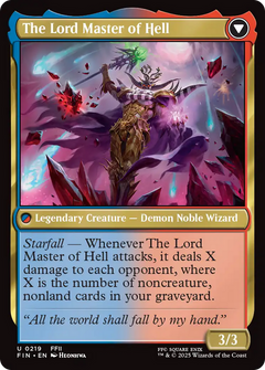The Emperor of Palamecia // The Lord Master of Hell (219) [FINAL FANTASY] foil - Deck Out Gaming