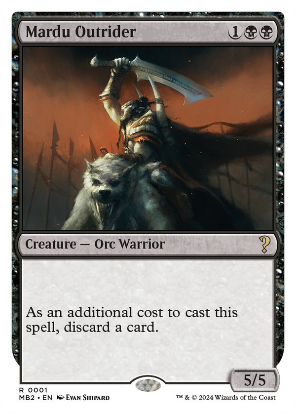 Mardu Outrider (White Border) (1) [Mystery Booster 2] - Deck Out Gaming