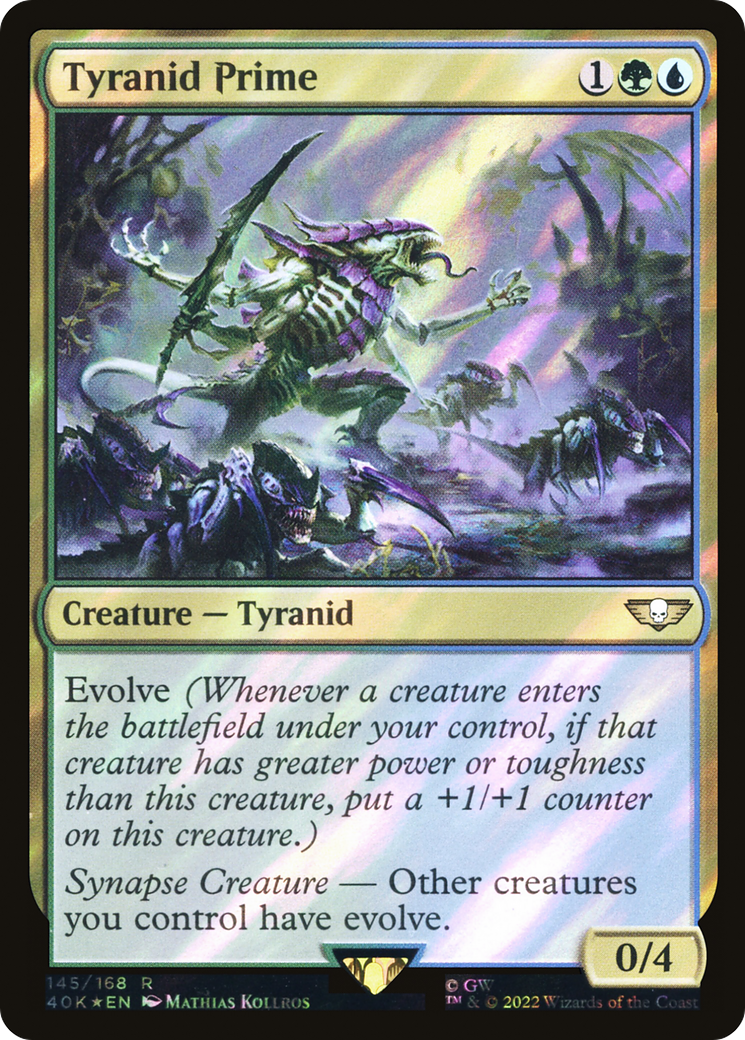 Tyranid Prime (Surge Foil) (145) [Warhammer 40,000 Commander] foil - Deck Out Gaming
