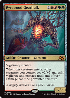 Pyrewood Gearhulk (216) [Aetherdrift] foil - Deck Out Gaming