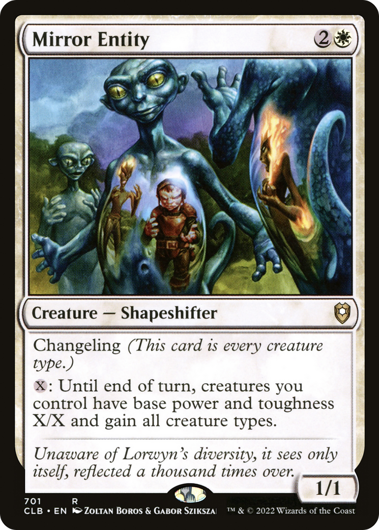 Mirror Entity (701) [Commander Legends: Battle for Baldur's Gate] - Deck Out Gaming