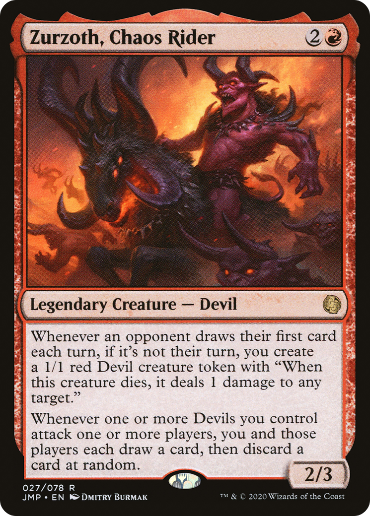 Zurzoth, Chaos Rider (27) [Jumpstart] - Deck Out Gaming