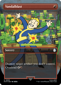 Vandalblast (Borderless) (Surge Foil) (883) [Fallout] foil - Deck Out Gaming
