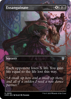 Exsanguinate (Borderless) (638) [Commander Masters] - Deck Out Gaming
