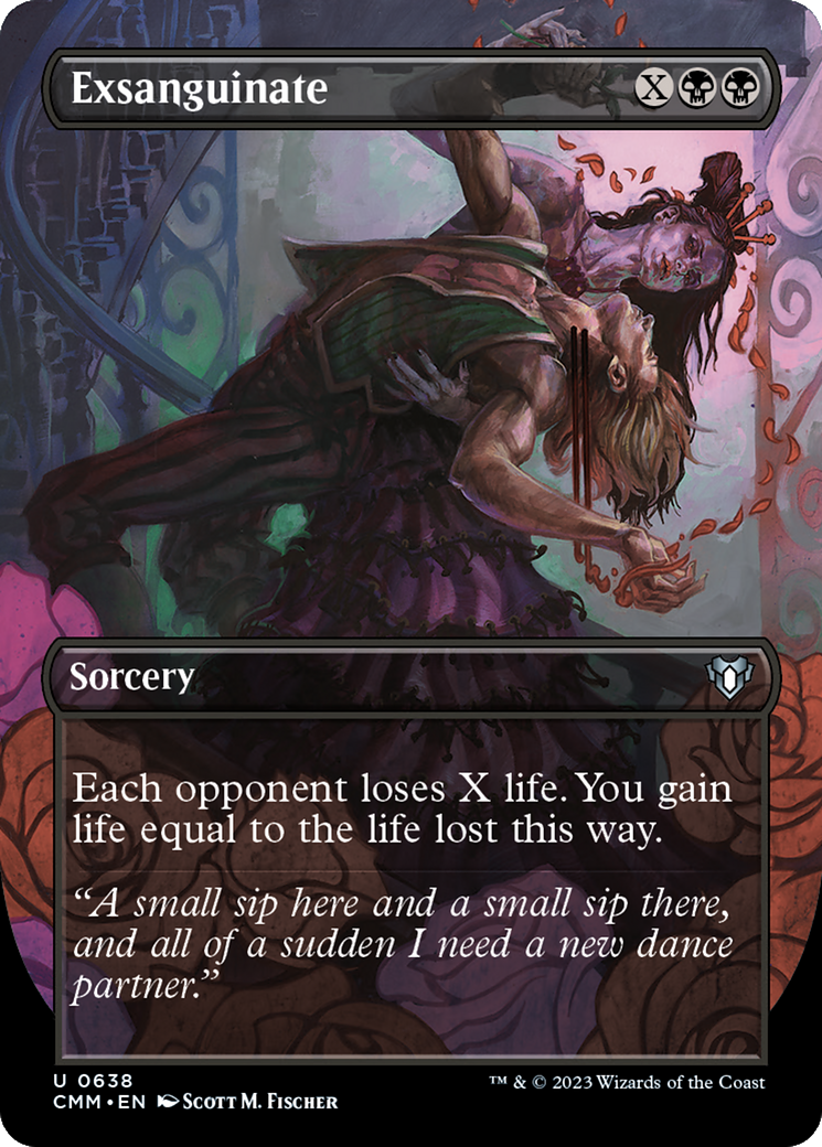 Exsanguinate (Borderless) (638) [Commander Masters] - Deck Out Gaming