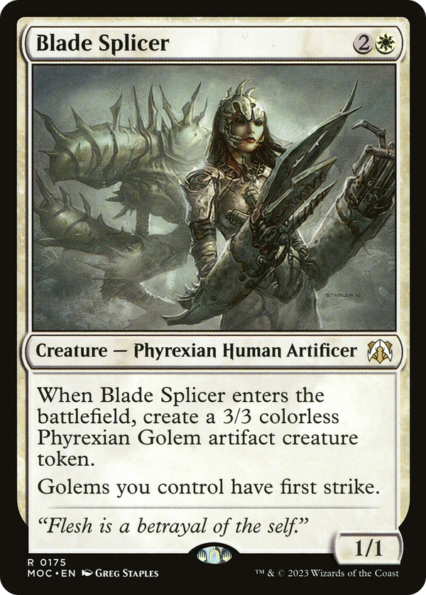 Blade Splicer (175) [March of the Machine Commander] - Deck Out Gaming