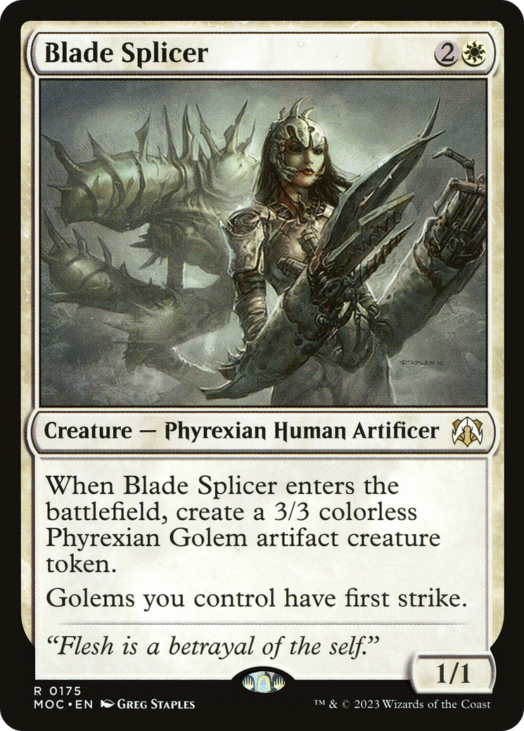Blade Splicer (175) [March of the Machine Commander] - Deck Out Gaming