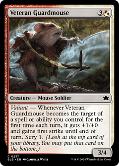 Veteran Guardmouse (237) [Bloomburrow] - Deck Out Gaming