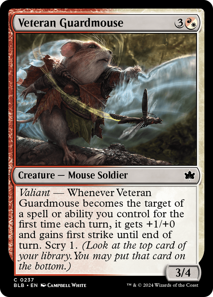 Veteran Guardmouse (237) [Bloomburrow] - Deck Out Gaming
