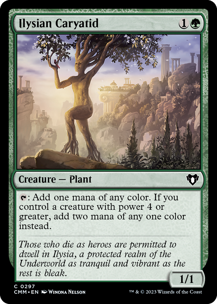 Ilysian Caryatid (297) [Commander Masters] foil - Deck Out Gaming