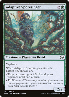 Adaptive Sporesinger (157) [Phyrexia: All Will Be One] foil - Deck Out Gaming