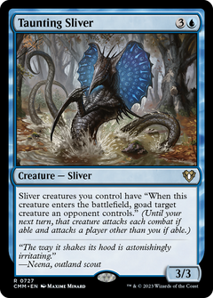 Taunting Sliver (727) [Commander Masters] - Deck Out Gaming