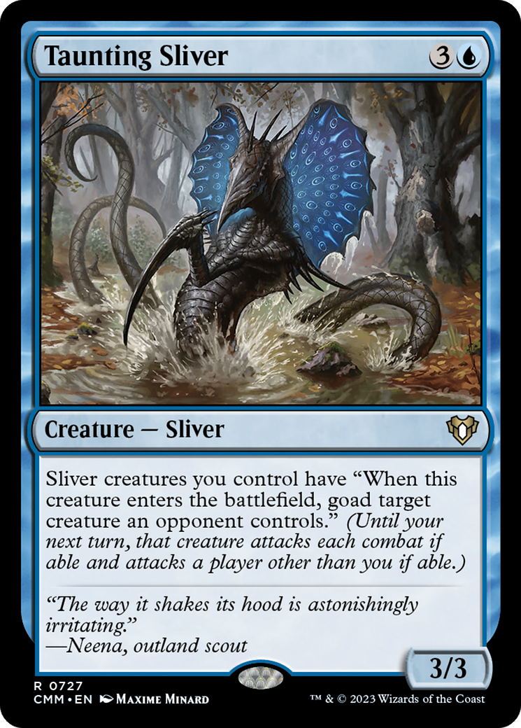 Taunting Sliver (727) [Commander Masters] - Deck Out Gaming
