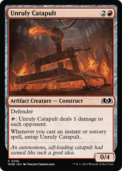 Unruly Catapult (156) [Wilds of Eldraine] - Deck Out Gaming