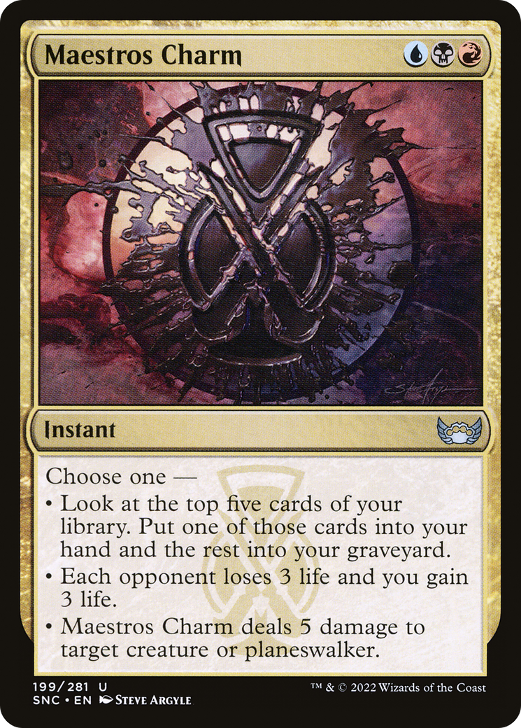 Maestros Charm (199) [Streets of New Capenna] foil - Deck Out Gaming