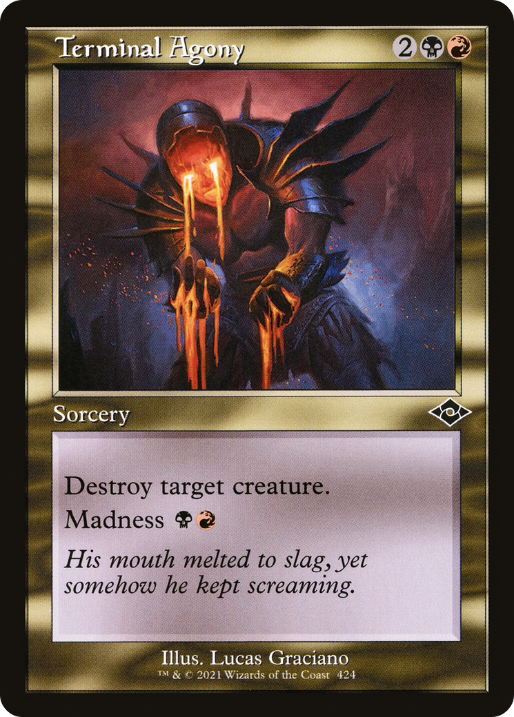 Terminal Agony (Retro Frame) (424) [Modern Horizons 2] - Deck Out Gaming