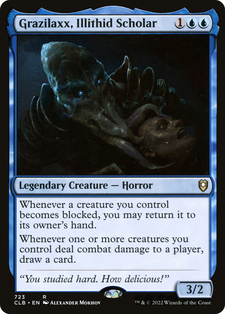 Grazilaxx, Illithid Scholar (723) [Commander Legends: Battle for Baldur's Gate] - Deck Out Gaming